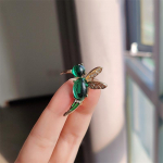 K&otilde;rgekvaliteediline Temperament Koolibri Pross Mood Mitmek&uuml;lgne Opaal Linnu N&otilde;el Kampsun Valgusvastane Korsaaž Meestele ja Naistele