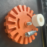 Auto pneumaatiline kummikustutuskumm rattapadi kummist ketta kleebis kustutusratas auto kleebise eemaldaja v&auml;rvi auto poleerimisvahend 0.79inch