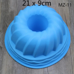 Silikoonist suure spiraalse kujuga toidukvaliteediga silikoonist Bundt koogivorm, 3d koogivorm, leib, pagari&auml;ri, k&uuml;psetust&ouml;&ouml;riistad, k&uuml;psetusn&otilde;ud Random color