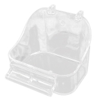 Lindude vannipuur Plastikust papagoi rippuv toidukonteiner lindude vann V&auml;ikeste loomade hooldamise tarvikud puhas