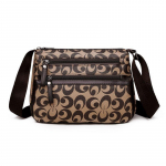 Uus suure mahutavusega mitmekihiline naiste Crossbody kott, &uuml;he &otilde;laga moodne trenditr&uuml;kiga kott, null rahakott pruun