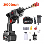 200W 50bar juhtmeta k&otilde;rgsurvepesumasin pihustusveep&uuml;stol 20000mAh akuvahu generaator koduseks autopesumasin