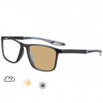 Mood Unisex Nutikad Fotokromaatilised Prillid Retro &Uuml;likerged V&auml;litingimustes UV-kaitsega P&auml;ikeseprillid Vanaaegsed L&uuml;hin&auml;gelikkuse Prillid Naistele Meestele 0