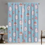 Partition Molang Halloweeni Dekoratsioon T&uuml;ll Magamistoa Akna Kardin Toa jaoks 2 Paneeli Pimenduskardinad Kodu Interj&ouml;&ouml;ri Kardinad W50xH70cmx2pcs-CL