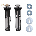 2/4 tk WC-poti istme kinnituskruvid Lihtne paigaldamine Universaalne tualettruumi istme poltide komplekt raskeveokite tualeti istme kruvide komplekt 2pcs