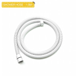 Kvaliteetne valge du&scaron;i liuguri komplekt seinale kinnitatav reguleeritav du&scaron;it&otilde;stevarras koos k&auml;eshoitava du&scaron;i ja voolikuga vannitoatarvikud