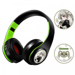 Anime Sao Sword Art Online Yuuki Asuna Traadita Bluetooth-peakomplekt &Uuml;lepea M&auml;ngupeakomplekt Mikrofoniga TF-kaardi pesa iOS-i ja Androidi jaoks