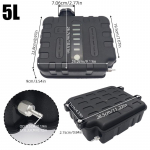 5L/8L &otilde;lipaak kaanega &otilde;hkdiislik&uuml;tuse k&uuml;ttekeha k&uuml;tusepaak Vastupidav lekkekindel k&uuml;tusepaak auto veoauto haagissuvila jaoks