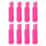 8 tk juuksejuureklambrit, naturaalsed kohevad, isekleepuvad, juuste vol&uuml;&uuml;mi andvad lokirullid, rullklambrid, stiilimisvahendid