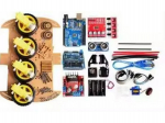 2WD nutikas autokomplekt: DIY Uno arendusplaat koos auto &scaron;assii ja j&auml;lgimisv&otilde;imalustega 4 wheel set