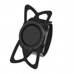 Magnetiline jooksva telefonihoidja randmerihm Universaalne k&auml;erihm tassi jaoks Lihtsalt paigaldatav 360 kraadi p&ouml;&ouml;ratav veepudeli telefoniklamber treeningu jaoks must