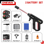 ONEVAN 220Bar harjadeta k&otilde;rgsurve autopesup&uuml;stol 3 k&auml;iguga elektriline pihustusp&uuml;stol aiapesuveepesu Makita 18V akule 2 Battery Set