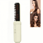 1 tk Kaheotstarbeline Kaasaskantav Juuksesirgendaja ja Lokitangid, USB-ga Laetav Termiline Ioonkamm, P&otilde;letusvastane, 2000mAh Liitiumaku, USB-C Laadimine, roheline