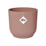 ELHO Pot de fleurs rond avec roues Vibes Fold - &Oslash; 35 x H 32 cm - Int&eacute;rieur - 100% recycl&eacute; - Rose