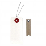 40 &eacute;tiquettes blanches + 20 &eacute;tiquettes kraft Fanion