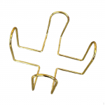 Coaster Holder,Storage Rack,Gold Metal for Round and Square Coasters,Bar Tool Fit 4 to 6 Pieces