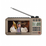 Kaasaskantav FM/MW/SW-raadio 4,3-tolline LED-ekraaniga raadio juhtmevaba Bluetooth-k&otilde;lar Kahe TF-kaardi pesaga MP4-muusikam&auml;ngija Video E-raamatud