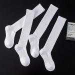 Talvised paksendatud naiste k&otilde;rged sokid - Ideaalne spordi, fitnessi, jooksmise, v&otilde;rkpalli ja vaba aja veetmiseks. Soe ja mugav. White (No Packaging)