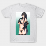 T-s&auml;rk naistele anime t&uuml;druk harajuku tr&uuml;kis kawaii t-s&auml;rk suvine l&uuml;hikeste varrukatega naiste t-s&auml;rk top tee S roosa