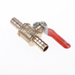 8 mm 5/16 voolikuga, messingist vee/&otilde;hu, gaasi, k&uuml;tusetoru sulgeventiil 10mm