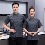 Hotellit&ouml;&ouml;stuse kelneri vormiriietus k&ouml;&ouml;gis ja restoranis Tipptasemel hotelli toitlustusteenuse l&uuml;hikeste varrukatega meeste koka vormiriietus 2XL