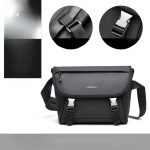 Jalgrattas&otilde;iduks s&otilde;itmiseks m&otilde;eldud Crossbody kott Meeste funktsionaalne &uuml;he &otilde;lakott vaba aja veetmiseks suure mahutavusega seljakott v&auml;ike kott must
