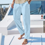 (Suurep&auml;rane kodu)Meeste vabaaja ja mugavad vabaaja p&uuml;ksid, puuvillased linased n&ouml;&ouml;riga p&uuml;ksid M beež