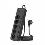 EL vahelduvvoolu pistik 1,8 m pikendusjuhe Euroopa standardne s&otilde;ltumatu l&uuml;litiga mitmeotstarbeline pikendusjuhe v&otilde;rgufilter USB C-portidega laadimiseks