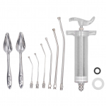 Lindude s&ouml;&ouml;tmiss&uuml;stla torud Ohutu roostevabast terasest t&auml;pne m&otilde;&otilde;tmine Lihtne puhastatav linnu k&auml;siraamat