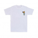 Unisex suvine T-s&auml;rk, koomiksiprint, chill t&uuml;&uuml;p graafika, l&otilde;ige vaba, &uuml;mar kaelus, l&uuml;hikesed varrukad, &uuml;le pea k&auml;iv top, vabaaja, kooli, spordi riided M valge