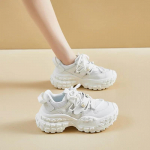 Naiste Mood Vabaaja Spordijalatsid Kulumiskindlad Hingavad Naiste Paeladega Tennised Hingavad Jooksukingad Zapatillas Mujer 35 valge