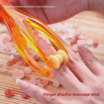 Elastic Finger Massager Roller - Multi-Function Tool to Relieve Hand Fatigue with Slender Finger Clip