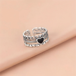 Vintage kihilised naiste lahtised s&otilde;rmused, reguleeritavad punk-t&uuml;drukud, hiphopi ehted, Korea s&uuml;da, paar s&otilde;rme Bague