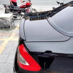 Aastatele 2002-2009 Mercedes-Benz E-klass W211 E240 E230 E280 E35 Tagumine Pagasiruumi Luuk Auto Tiivad Pardisaba Huul Spoiler Mustad S&uuml;sinikdetailid