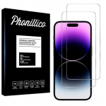 Verre Tremp&eacute; pour iPhone 15 PRO MAX [Pack 2] Film Vitre Protection Ecran Phonillico&reg;