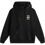 Li Ning Wade seeria kapuutsiga tr&uuml;kitud pikkade varrukatega dressipluus Meeste dressipluus Must AWDU271-1 XL