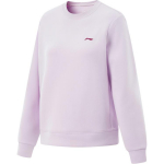 Li Ning treeningseeria vabaaja spordilogoga &uuml;mmarguse kaelusega dressipluus naistele dressipluus pilve-lilla AWDV084-8 M