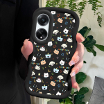 V&auml;rvitud muster Big Wave Edge pehme silikoon materjal Macaron telefoni &uuml;mbris p&otilde;rutuskindel kaitsev kummist &uuml;mbris OPPO Reno Realme jaoks Realme C2S roosa