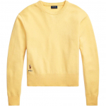 Polo Ralph Lauren Lahtine soonikuga &uuml;mmarguse kaelusega kampsun Naiste kampsun Kollane WMPOSWENC020144-700 S