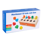 Montessori klassifitseerimine Varajane haridus K&uuml;mneruuduline m&uuml;ndikarp Beebi v&auml;rvitaju Kuju ehitusplokkide sobitamine &Otilde;ppevahendid Beebi laste m&auml;nguasjad blue