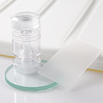 P&ouml;&ouml;ratavad l&auml;bipaistvad k&uuml;&uuml;nekunsti templid Muutuva mustriga silikoonist s&otilde;rmeotstega tr&uuml;kkimine prantsuse k&uuml;&uuml;nte pitseri kaabitsaga