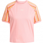 Adidas Originals Logo &Uuml;mmarguse kaelusega L&uuml;hikeste varrukatega T-s&auml;rk Naiste Topid Roosa KC0769 XS