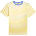 Polo Ralph Lauren Triibuline Puuvillane Kootud T-s&auml;rk Laste Topid Kollane CWPOTSHY8021041-700 XL