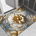 Elegantne 3D-prinditud m&auml;luvahust vannitoamatt libisemiskindla disainiga 600*900mm