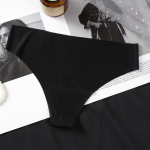 L&auml;bipaistvad stringid naistele, &uuml;li&otilde;hukesed, sensuaalsed, &otilde;mblusteta, madala v&ouml;&ouml;kohaga, kiiresti kuivavad G-string aluspesu M must