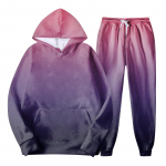 Meeste kapuutsiga spordidress, Unisex, kaheosalised jooksuriided, pikkade varrukatega pulloverid, pusad ja dressip&uuml;ksid L