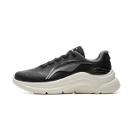 Li Ning Flow Cloud Lihtsad Mugavad Libisemiskindlad Kulumiskindlad Madalad Vabaaja Jooksukingad Naiste toss Must ARSV044-7 37⅔