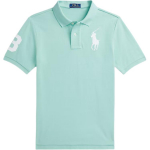 Polo Ralph Lauren Polo s&auml;rk kirjalogo prindiga Sirge l&otilde;ige L&uuml;hikesed varrukad Laste pluusid Sinine-Roheline 323703635-110 XL