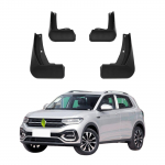 4 tk Autode poritiivad Porikaitsekattekomplekt Porikaitsekattekomplekt &Uuml;hilduvad VW T-Cross 2018 2019 2020 2021 2022 2023 mudeliga DZ-18 must