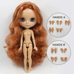ICY DBS Blythe nukk 1/6 bjd p&auml;evitunud nahaga liigendkeha l&auml;ikiva n&auml;oga 30cm m&auml;nguasi t&uuml;drukutele kingitus